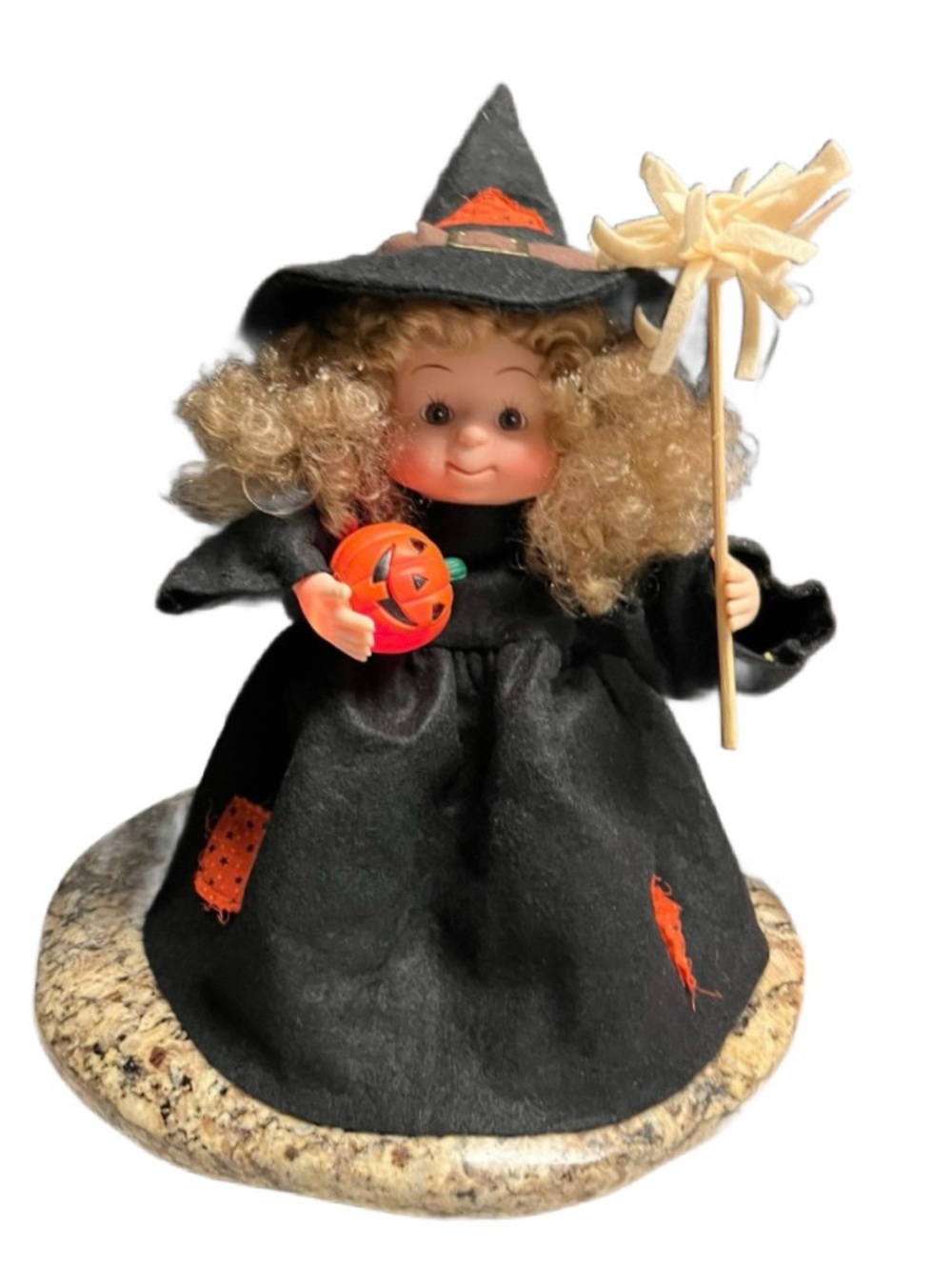 Santa’s Best • Vtg • 1993 • Animated Halloween Kids • Witch Doll • W/ Box• Video